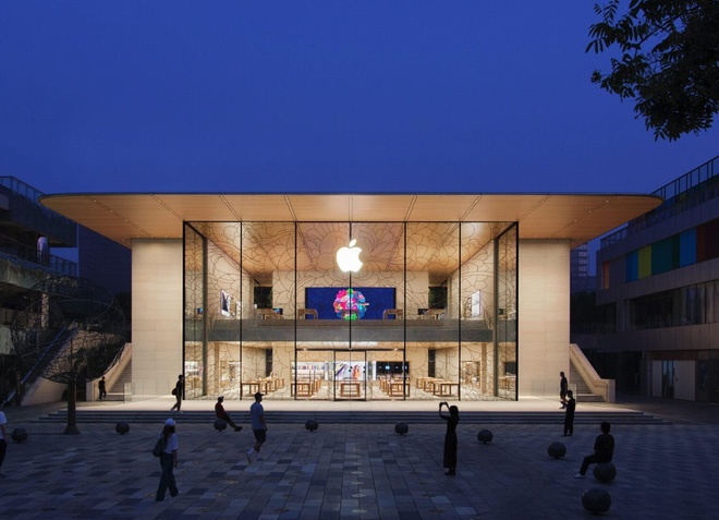 Apple Store đẹp nhất Trung Quốc vừa mở cửa, đúng chất tối giản nhưng đầy tinh tế của nhà Táo - Ảnh 1.
