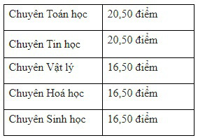 Hai trường THPT chuyên tại Hà Nội công bố điểm chuẩn vào lớp 10 năm 2020 - Ảnh 3.