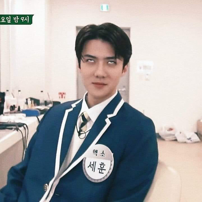 Sehun đẹp trai nhất nhì EXO nhưng cứ đi show lại tự dìm hàng, lần này là thành... bà thím tóc vàng - Ảnh 6.