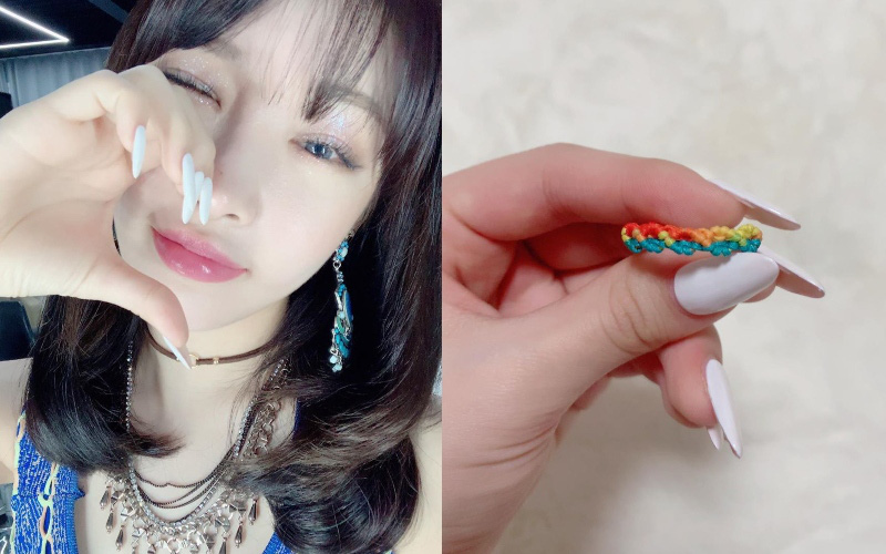 Cuối tuần này làm nail gì: Xem xong những bộ nail xinh xỉu của loạt idol Hàn là bạn chọn được ngay - Ảnh 16.