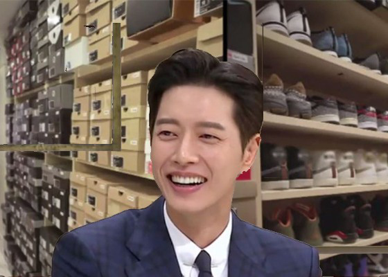 Nam thần Park Hae Jin cũng là đầu giày chính hiệu: Sở hữu 1.800 đôi sneaker, phòng để giày hệt như kho hàng của các shop - Ảnh 1.