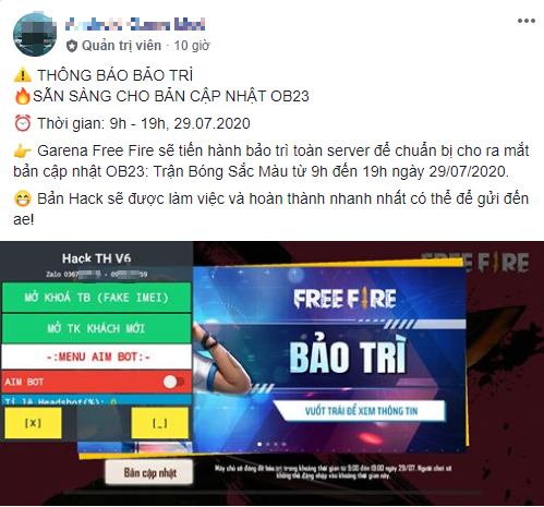 Free Fire vừa cập nhật OB23, hacker đã lập tức ra tay tạo ngay bản hack mới - Ảnh 3.