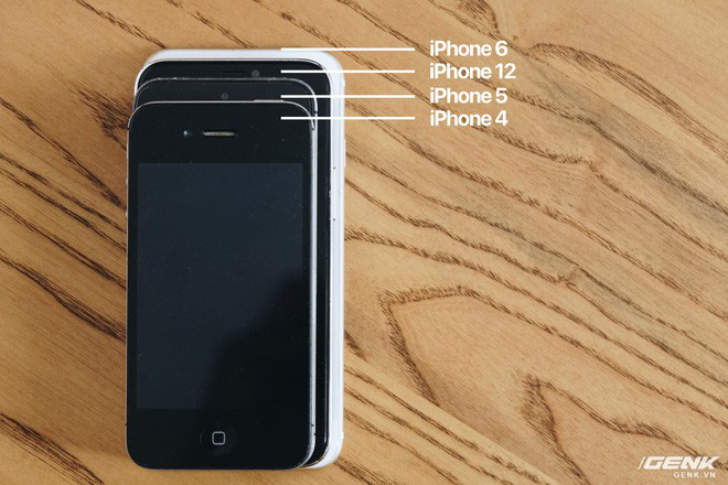 So sánh iPhone 12 5,4 inch với iPhone 4, iPhone 5 và iPhone 6: Chiếc iPhone nhỏ gọn đáng để chờ đợi - Ảnh 4.
