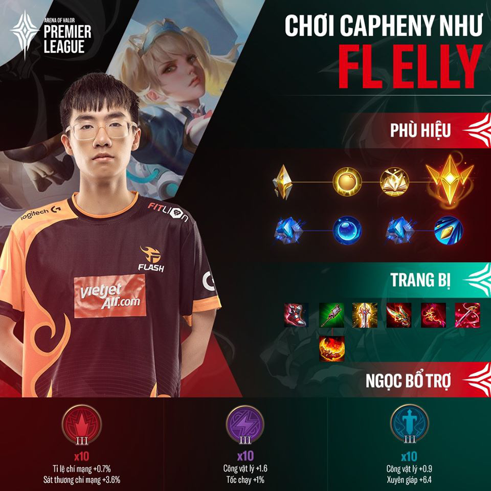 Liên Quân Mobile: Tổng hợp bí kíp build đồ, build ngọc bá đạo của tuyển thủ chuyên nghiệp hàng đầu thế giới - Ảnh 3. Liên Quân Mobile: Tổng hợp bí kíp build đồ, build ngọc bá đạo của tuyển thủ chuyên nghiệp hàng đầu thế giới - Ảnh 3.