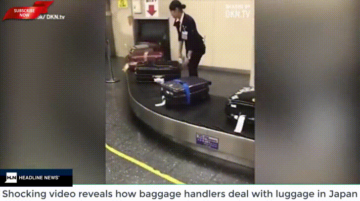 Làm ăn có tâm như nhân viên sân bay Nhật Bản, cẩn thận lau từng vali trên băng chuyền khiến ai nấy ngả mũ thán phục - Ảnh 1.
