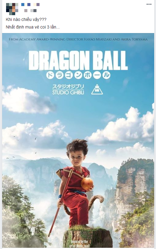 Dân mạng nhũn tim với Goku bé siêu cưng trên poster Bảy Viên Ngọc Rồng của Ghibli nhưng không hay biết mình vừa bị lừa? - Ảnh 2.