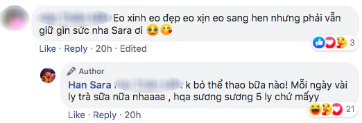 Nhận phản ứng trái chiều về vòng eo 50.5cm, Han Sara giải thích: Chế độ ăn không hề khắc nghiệt, vẫn uống 5 ly trà sữa một ngày - Ảnh 6.