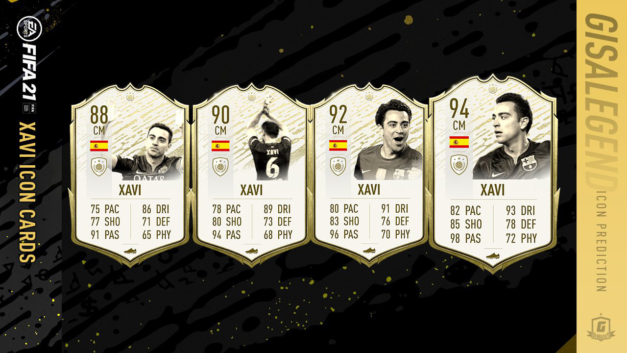 Xavi chính thức có mặt trong FIFA 21 và tương lai sẽ là ICONS mới của