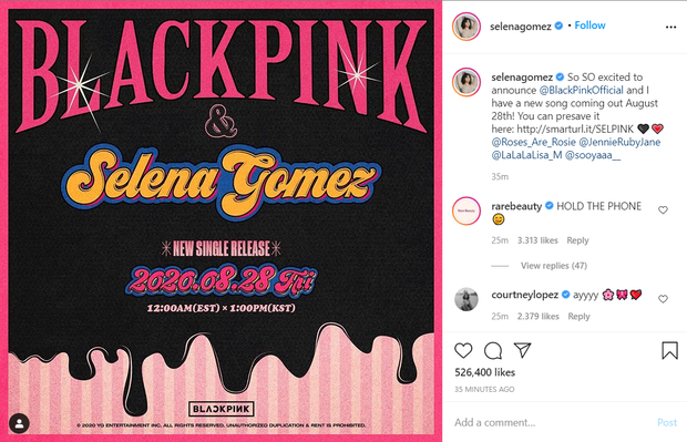 Vừa công bố single hợp tác giữa BLACKPINK và Selena Gomez, fan đã phát hiện thính MV và sẽ có cả vũ đạo? - Ảnh 2.