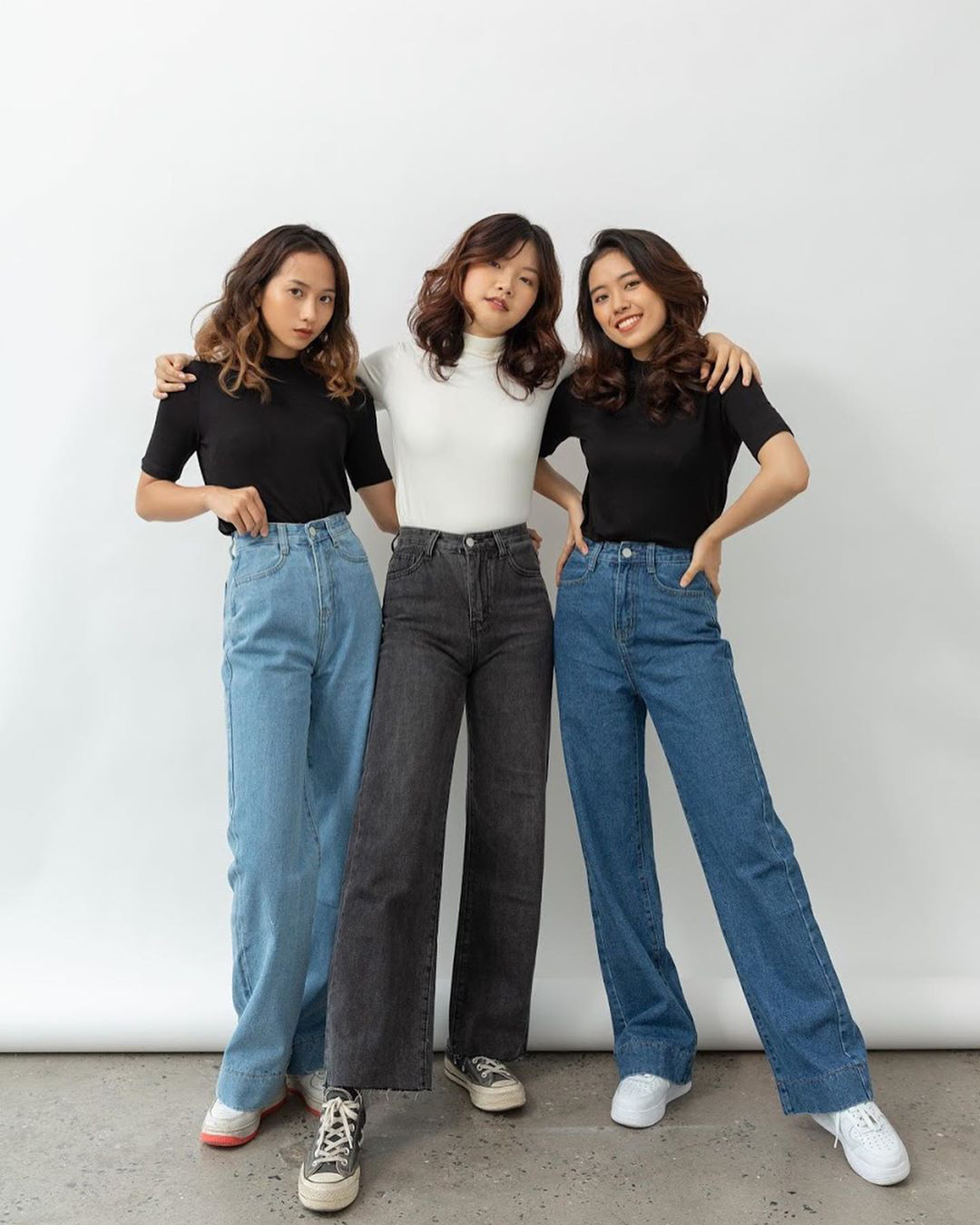 Quần jeans ống rộng giấu nhẹm chân to, mặc lên cao ráo hơn chục phân nàng nào còn chưa sắm là thiếu sót lớn rồi - Ảnh 5.