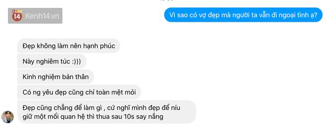 Hỏi vì sao có vợ đẹp đàn ông vẫn ngoại tình, dân mạng đáp: Đẹp không phải tất cả đâu! - Ảnh 9.