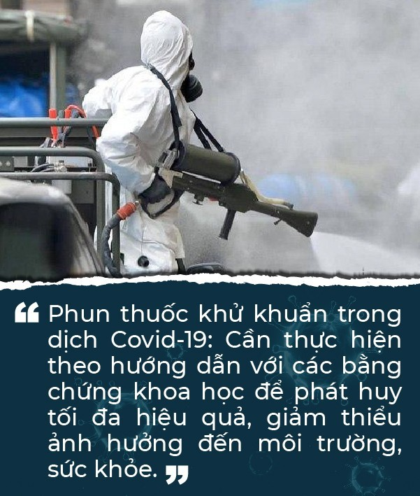 Nhóm chuyên gia chống nhiễm khuẩn “hiến kế” phương pháp phun thuốc diệt khuẩn Covid-19 tránh ảnh hưởng đến môi trường, sức khỏe - Ảnh 1.