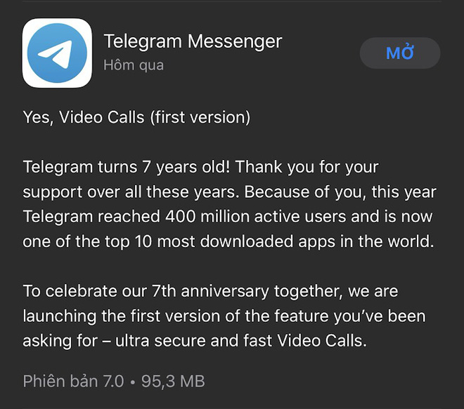 Sau 7 năm, Telegram đã cập nhật tính năng video call  - Ảnh 2.