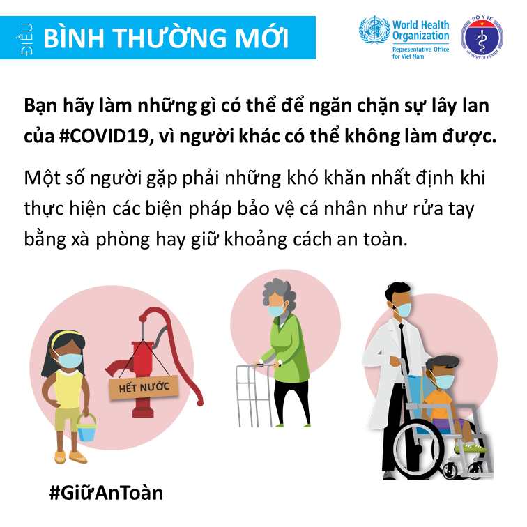 Bộ Y tế và Văn phòng WHO tại Việt Nam nhấn mạnh một vài điểm cần lưu ý để giảm thiểu nguy cơ lây nhiễm COVID-19 cho mỗi người - Ảnh 4.