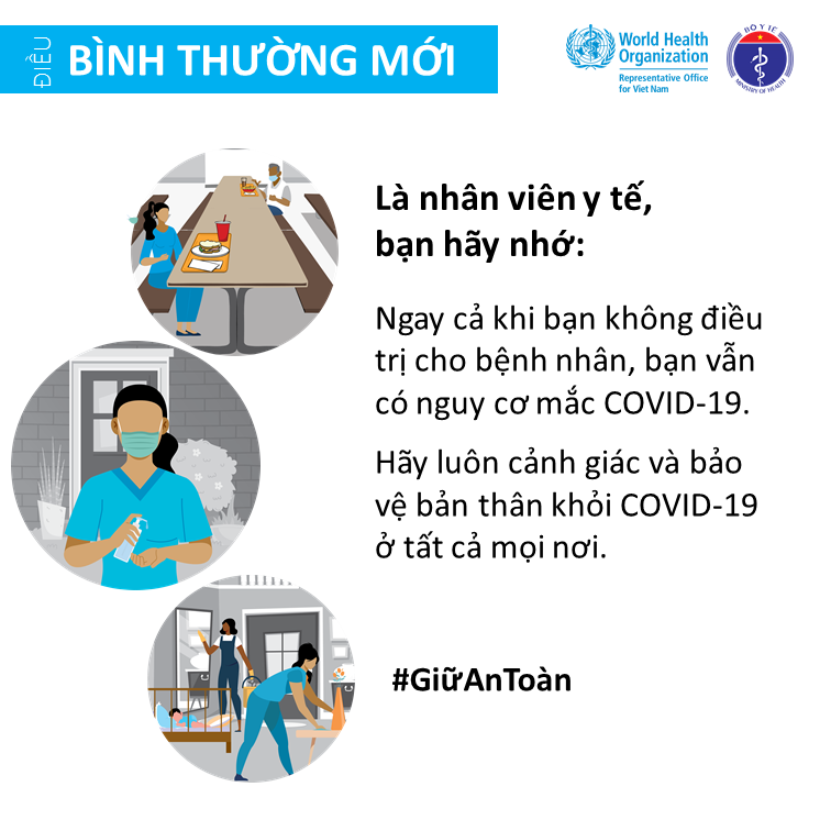 Bộ Y tế và Văn phòng WHO tại Việt Nam nhấn mạnh một vài điểm cần lưu ý để giảm thiểu nguy cơ lây nhiễm COVID-19 cho mỗi người - Ảnh 6.