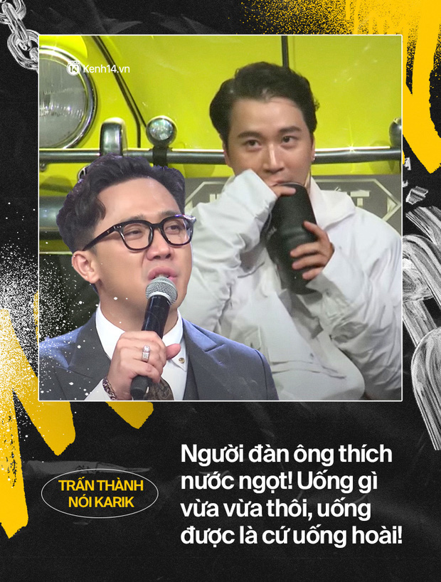 Karik mê uống nước ngọt từ Rap Việt ra đến ngoài đời, fan nhắc thì chống chế: Không đường, hông có mập - Ảnh 2.