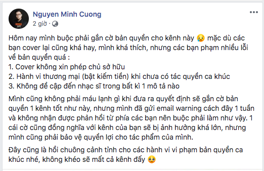 Cha đẻ ca khúc Hoa Nở Không Màu của Hoài Lâm công khai cảnh cáo, gắn cờ kênh YouTube vi phạm bản quyền trắng trợn - Ảnh 1.