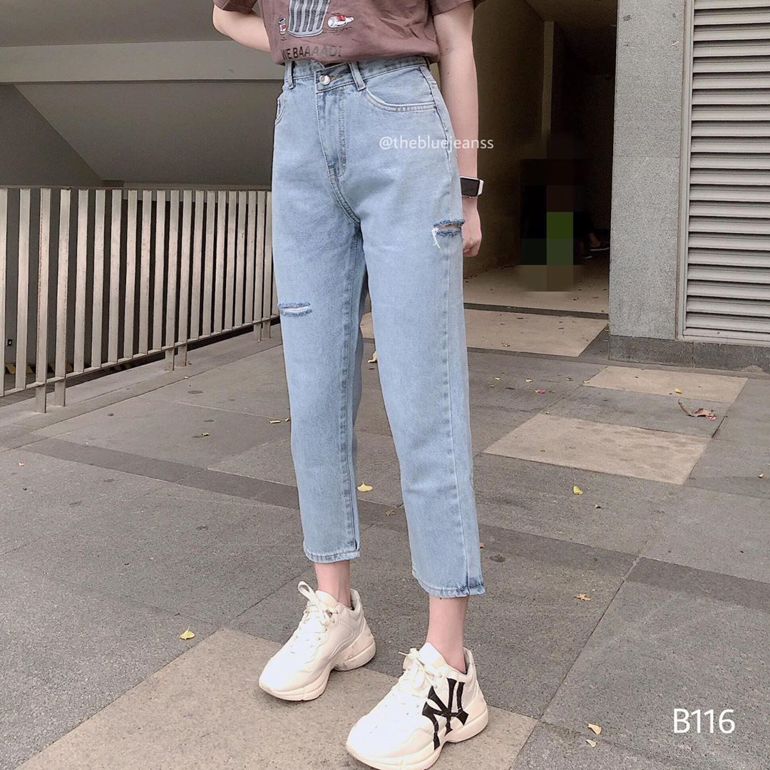 Nếu chỉ sắm 1 kiểu quần jeans, hãy chọn jeans ống đứng: Che nhược điểm đôi chân, mix với áo nào cũng đẹp mà giá chưa đến 200k - Ảnh 10.