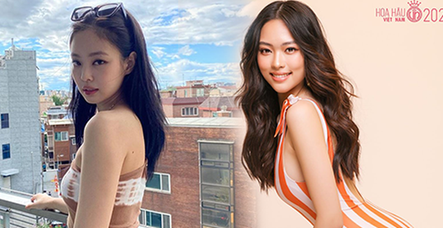 4 thí sinh Hoa hậu Việt Nam 2020 gây sốt vì giống dàn sao hot: Hết na ná Jennie (BLACKPINK) đến bản sao Đặng Thu Thảo - Ảnh 8.