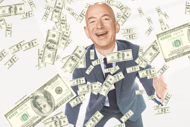 Tài sản Jeff Bezos vừa vượt 200 tỷ USD, nhiều nhân viên dựng máy chém biểu tình ngay trước cửa dinh thự - Ảnh 3.