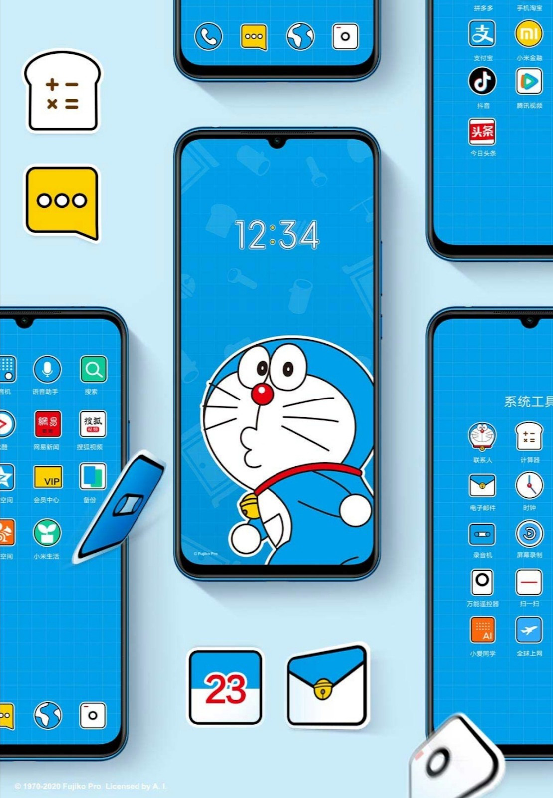 Mẫu điện thoại Doraemon: Bạn là một người yêu công nghệ và đam mê các thiết bị điện tử? Hãy xem qua mẫu điện thoại Doremon với thiết kế độc đáo và sang trọng. Bạn sẽ không chỉ sở hữu một điện thoại tốt mà còn là một fan hâm mộ Doremon đích thực.