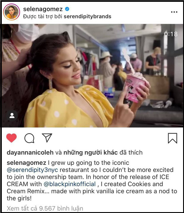 BLACKPINK và Selena Gomez lên kế hoạch collab trước 1 năm, tặng quà cho cả showbiz, hợp tác với hãng kem lớn nhưng hiệu quả thì sao? - Ảnh 4.