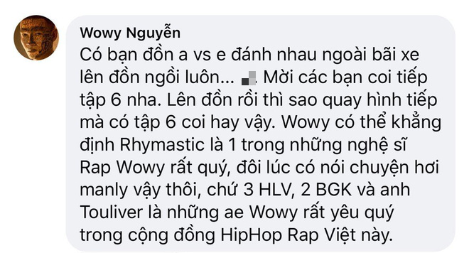 Rhymastic thừa nhận có đánh nhau kín với Wowy trên sân khấu Rap Việt - Ảnh 4.