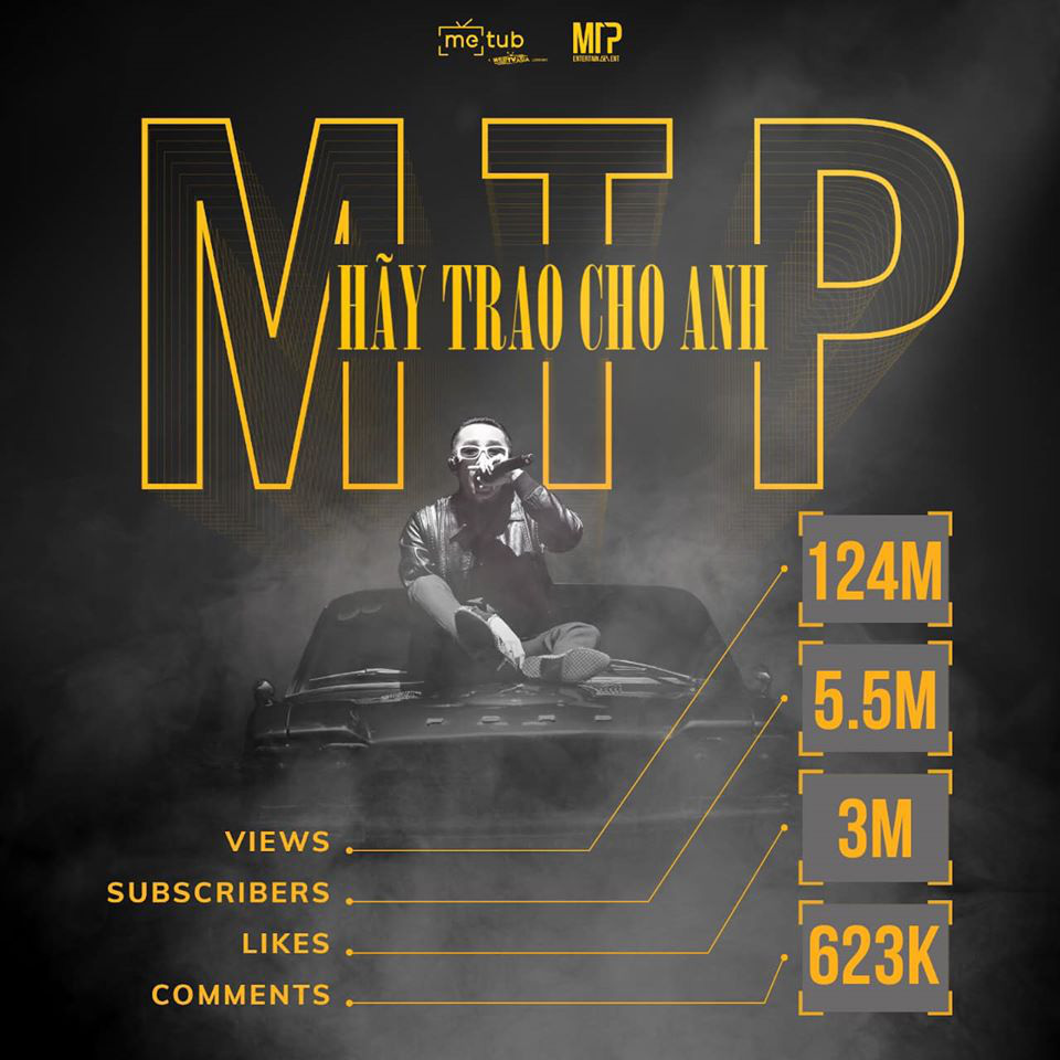 Ra mắt C&oacute; Chắc Y&ecirc;u L&agrave; Đ&acirc;y được 1 th&aacute;ng, Sơn T&ugrave;ng M-TP lập v&ocirc; v&agrave;n th&agrave;nh t&iacute;ch nhưng kh&ocirc;ng vượt qua c&aacute;i b&oacute;ng của H&atilde;y Trao Cho Anh - Ảnh 6.