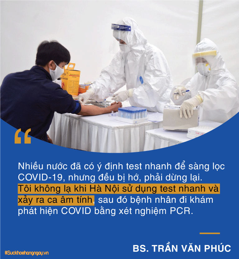 BS. Trần Văn Phúc: “Cách tốt nhất là làm “group test” để không bỏ lỡ thời gian vàng” - Ảnh 1.