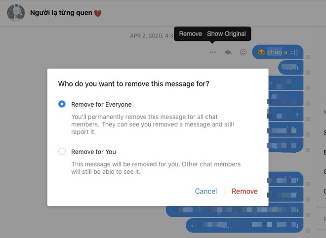 Facebook Messenger cập nhật tính năng gỡ tin nhắn vô thời hạn, cư dân mạng nửa mừng nửa lo - Ảnh 2.