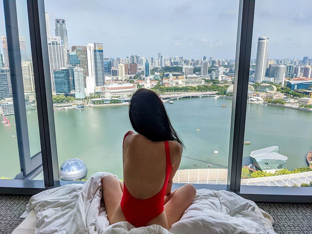 Tuyet Lan life and her fiancé in Singapore: Brand, lemongrass tourism, but the most striking thing is the luxury apartment - Photo 8.