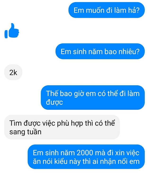 Đi xin việc nhưng nói trống không, nam sinh khiến dân tình hả hê khi nghe màn đáp trả cực gắt của bên tuyển dụng - Ảnh 2.