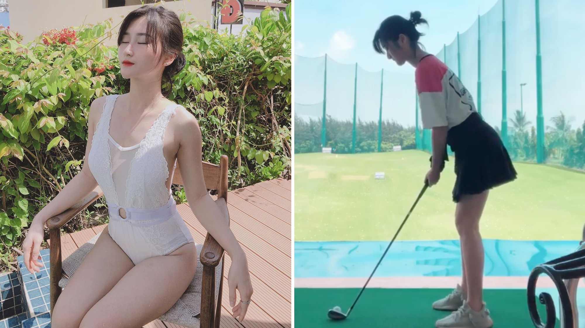 So ảnh gái xinh mặc bikini với khi lên đồ chơi golf: Chân dài, eo thon thì mặc hở kín gì cũng đẹp mê - Ảnh 29.