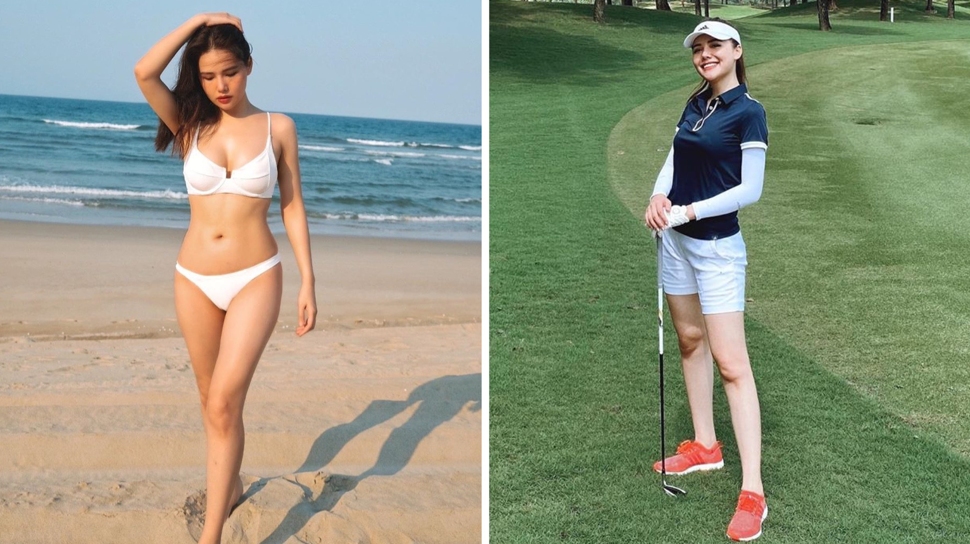 So ảnh gái xinh mặc bikini với khi lên đồ chơi golf: Chân dài, eo thon thì mặc hở kín gì cũng đẹp mê - Ảnh 17.