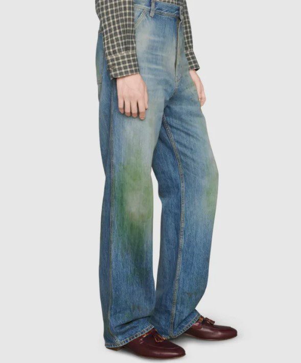 Gucci khiến dân tình cười xỉu khi ra mắt quần jeans phong cách xòe xe trời mưa giá 18 triệu - Ảnh 3.