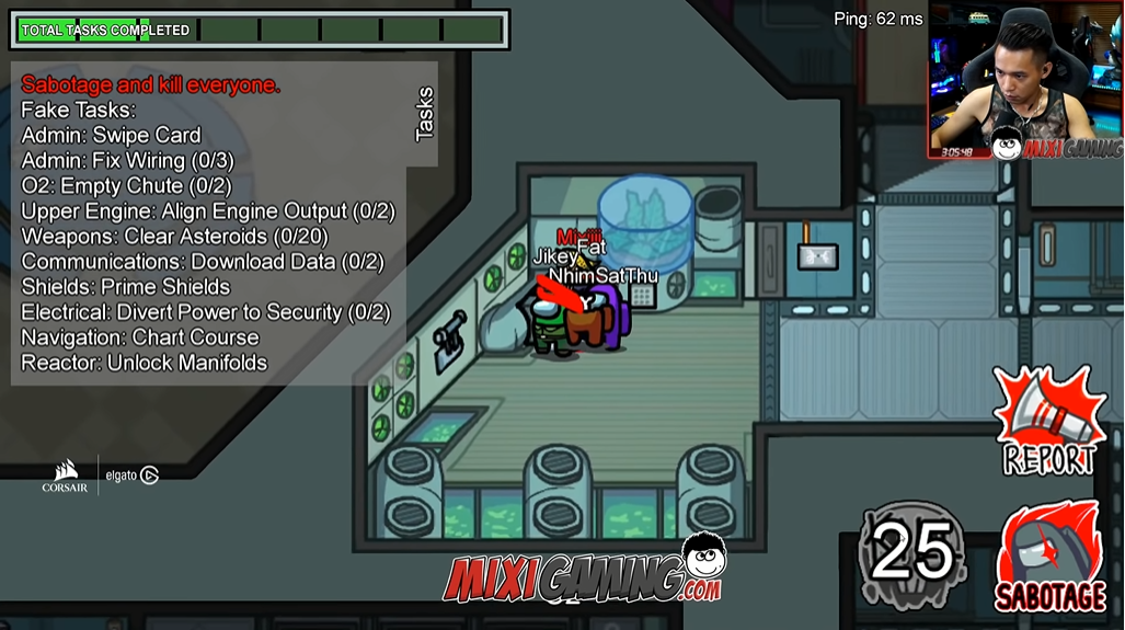 Go pro Among Us c&ugrave;ng streamer: Độ Mixi, Xemesis, Khởi My... xử l&yacute; ra sao khi đ&oacute;ng vai s&aacute;t thủ? - Ảnh 1.