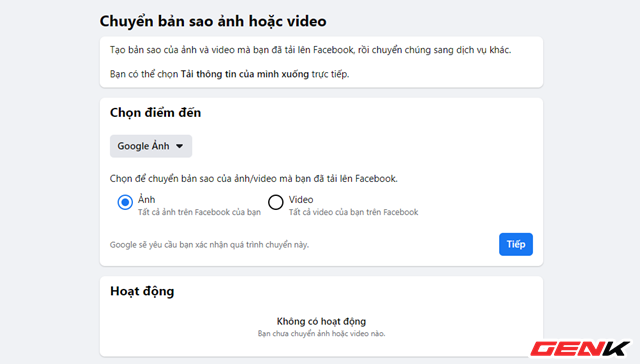 Cách chuyển toàn bộ ảnh từ Facebook sang Google Photos để phòng trường hợp bị khóa tài khoản - Ảnh 8.