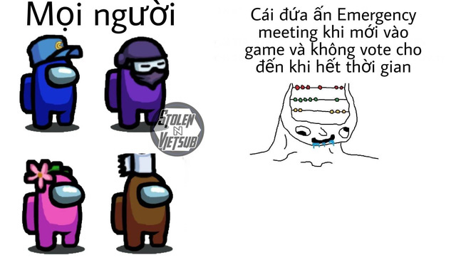 Game nói dối Among Us vẫn tiếp tục gây sốt, cư dân mạng cho ra đời hàng loạt meme mặn như muối biển - Ảnh 8.