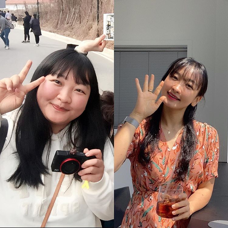 Gái xinh Hàn Quốc chia sẻ 3 bài tập mỗi ngày giúp cô nàng giảm được 49kg trong 1 năm - Ảnh 2.