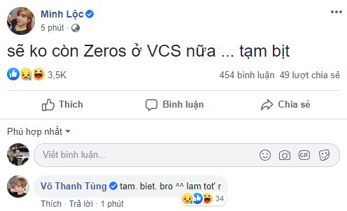 Thất bại trong cuộc đua vô địch, Zeros tuyên bố chia tay giải đấu VCS? - Ảnh 2.