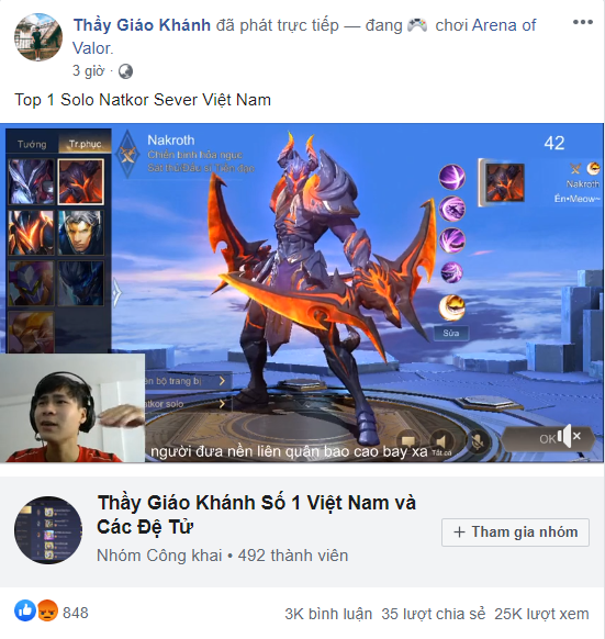 Streamer Li&ecirc;n Qu&acirc;n Mobile đua nhau l&agrave;m Thầy Gi&aacute;o, cộng đồng hoang mang v&igrave; tr&igrave;nh độ thật sự - Ảnh 5.