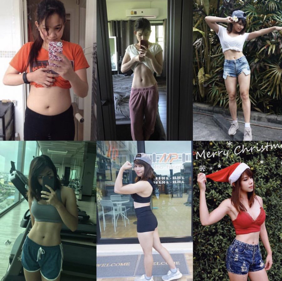 Từng giảm cân sai cách khiến cơ thể mất cân đối, cô gái Thái Lan hé lộ tips giải quyết 14kg khoa học chỉ trong 1 năm - Ảnh 2.