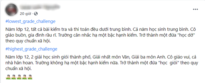 Dân mạng thi nhau tham gia trào lưu khoe điểm thấp tũn thời đi học: Đọc lý do mà cười sái quai hàm - Ảnh 3.