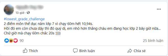 Dân mạng thi nhau tham gia trào lưu khoe điểm thấp tũn thời đi học: Đọc lý do mà cười sái quai hàm - Ảnh 9.