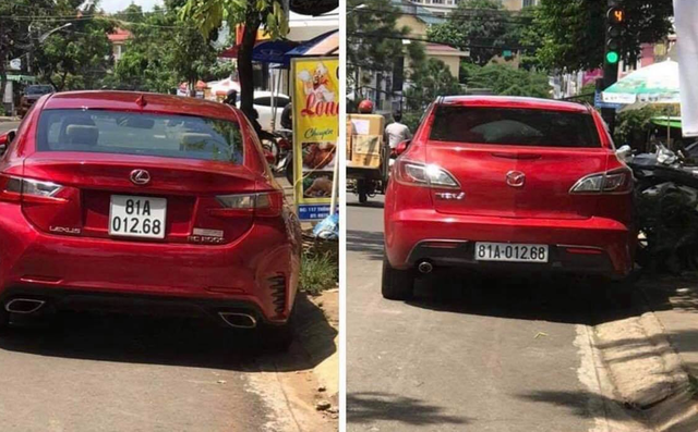 Xe sang Lexus RC 200t trùng biển số đẹp với xe khác... lưu thông trên đường phố ở Gia Lai - Ảnh 1.