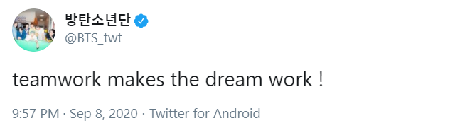 BTS h&uacute; h&eacute;t ầm ĩ khi biết Dynamite #1 Billboard Hot 100 tuần thứ 2, viết d&ograve;ng tweet l&agrave;m ARMY n&agrave;o cũng nghẹn ng&agrave;o - Ảnh 5.