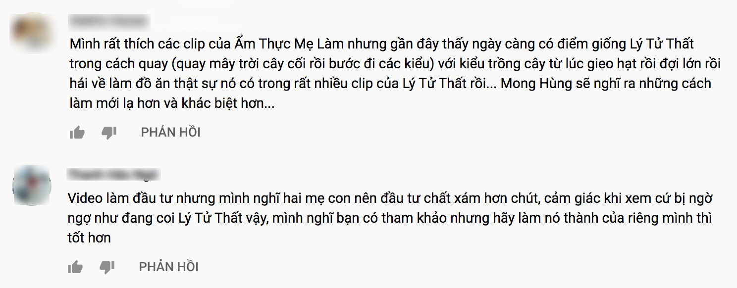 Lại thêm kênh Ẩm Thực Mẹ Làm bị cư dân mạng cho là bắt chước Lý Tử Thất? - Ảnh 1.