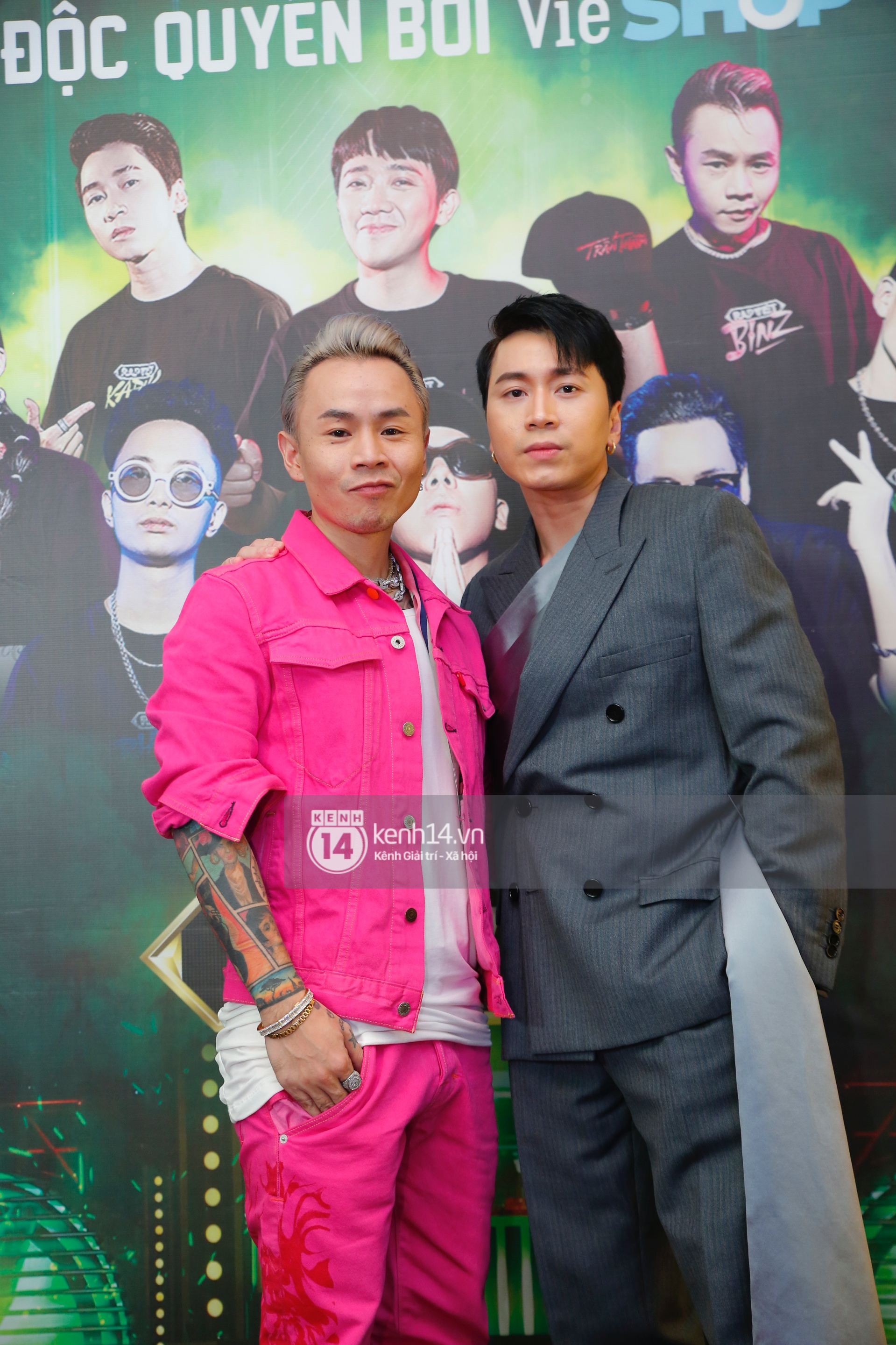 Rap Viet's red carpet finale: Suboi shows diamond teeth, Diem My 9X is too cool, Binz - Karik stick together like Sam - Photo 12.