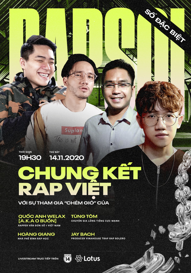 Rap Viet's red carpet finale: Suboi shows diamond teeth, Diem My 9X is too cool, Binz - Karik stick together like Sam - Photo 30.