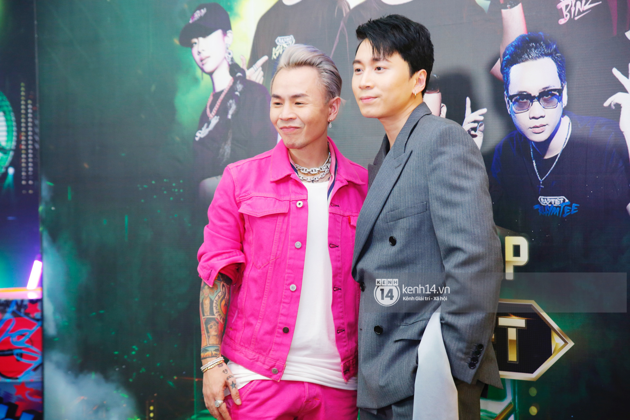 Rap Viet red carpet finale: Suboi shows diamond teeth, Diem My 9X is too cool, Binz - Karik stick together like Sam - Photo 11.